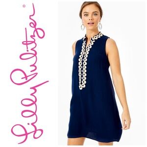 LILLY PULITZER *NWT* Jane Shift Dress True Navy Size 00